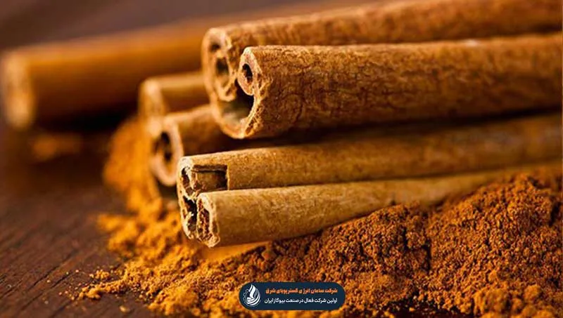 پاشیدن پودر دارچین